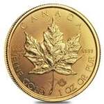 Gold Canadian Maple Leaf Coins