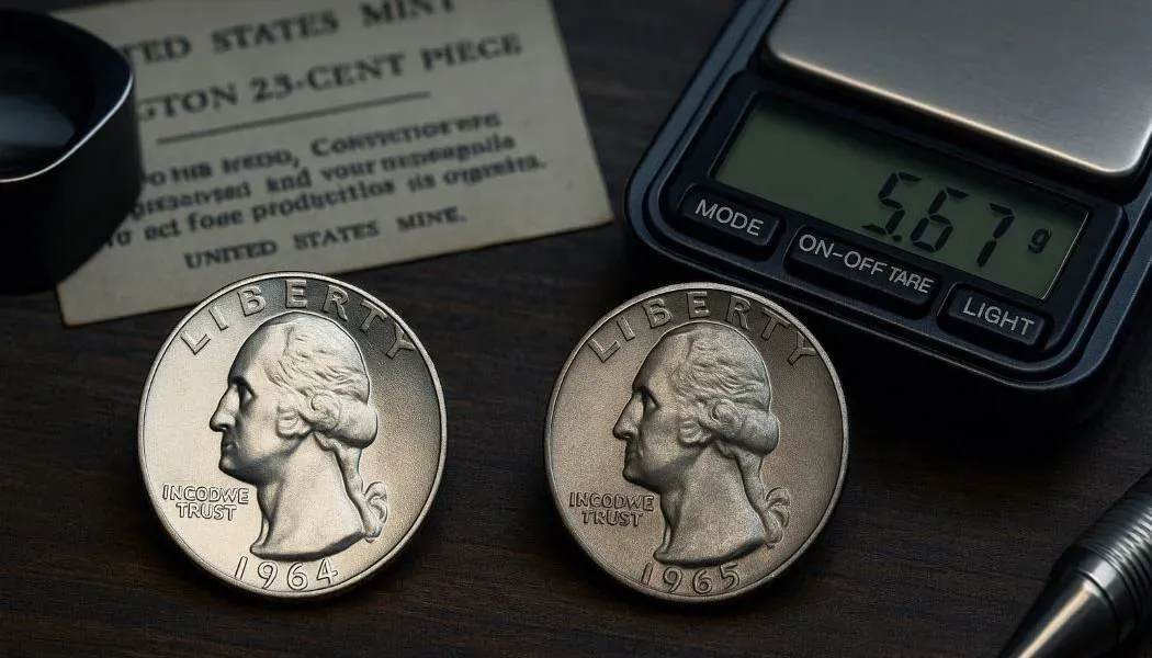 1964 vs. 1965 Washington Quarter Guide: Silver or Clad?