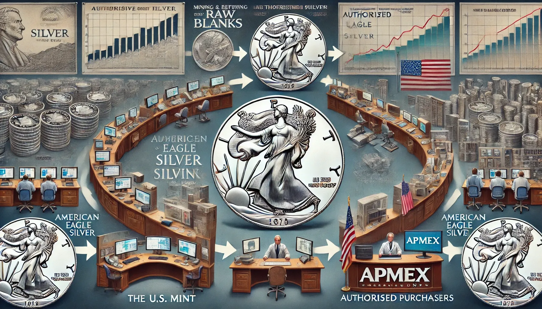 US Mint Increases Premiums on American Eagle Silver Coins