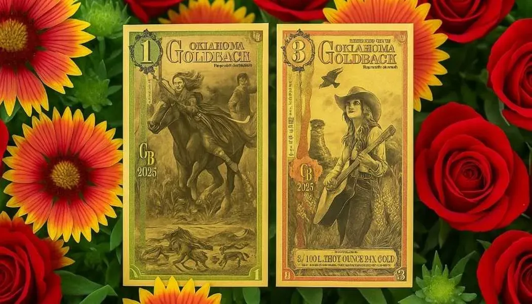 Oklahoma Goldbacks Arrive: Collectible Spendable Gold Launches August 25