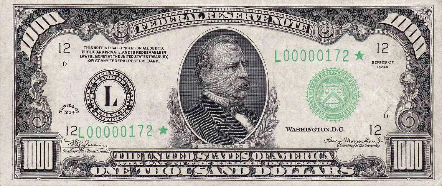 The History and Significance of High-Denomination U.S. Currency