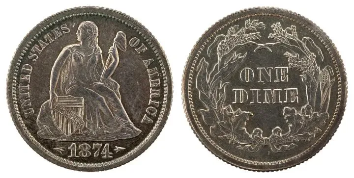 learn about the U.S. Mint Liberty Seated Dime