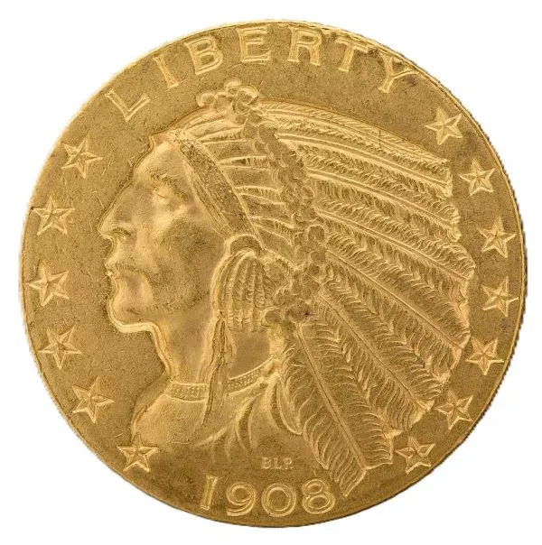 Indian Head $5 Gold Coin (1908-1929): An Icon of U.S. Numismatics