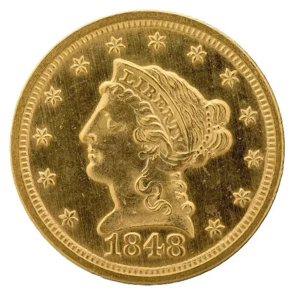 Liberty Head $2.5 Gold Coin (1840-1907): A Testament to American Prosperity