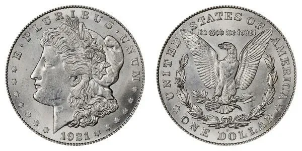 1921-S Morgan Silver Dollar