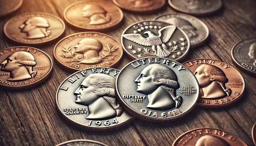 1964 vs. 1965 Washington Quarters: The Shift from Silver to Clad