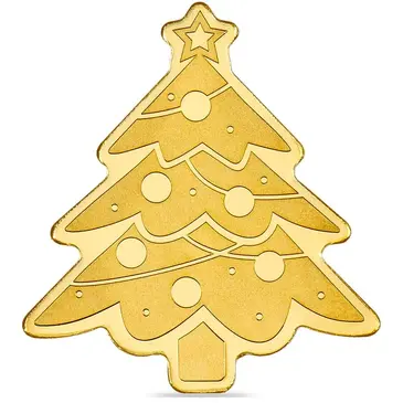 Default <p>1/2 gram Gold Christmas Tree Coin Palau .9999 Fine</p>
