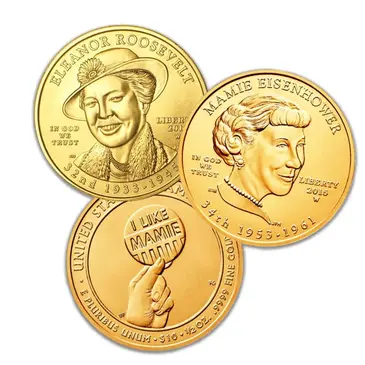 American 1/2 oz Gold First Spouse Coins BU/Proof Random Year In Cap