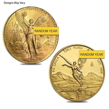 Default 1/2 oz Mexican Gold Onza / Libertad BU (Random Year)