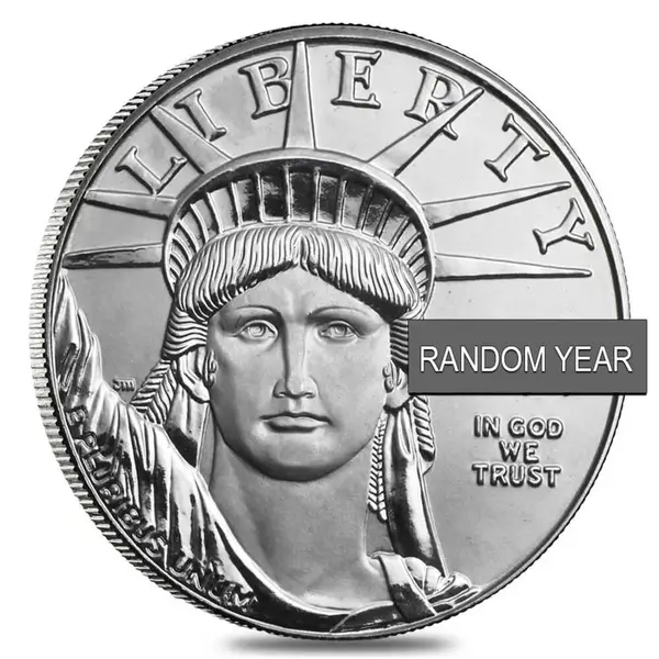 American 1/2 oz Platinum American Eagle BU (Random Year)