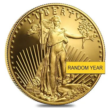 American 1/2 oz Proof Gold American Eagle In Cap (Random Year)