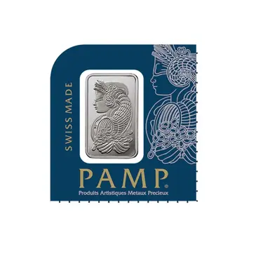 PAMP Suisse 1 gram Platinum Bar PAMP Suisse Lady Fortuna .9995 Fine (In Assay from Multigram+25)