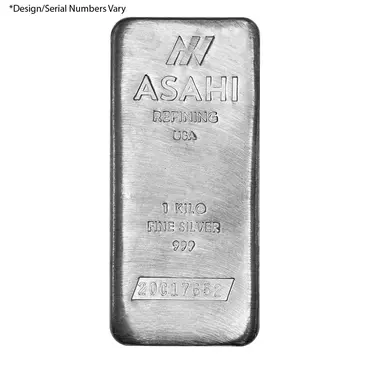 Asahi 1 kilo Asahi Silver Bar .999 Fine