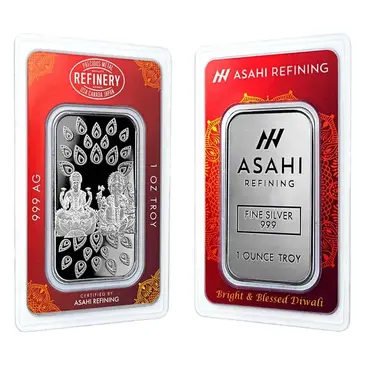 Default <p>1 oz Asahi Diwali Silver Bar .999 Fine</p>