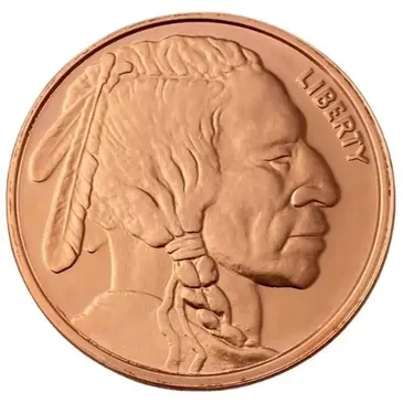 Default 1 oz Copper Buffalo Round .999 Fine