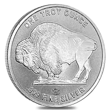 Default 1 oz Elemetal Buffalo Silver Round .999 Fine