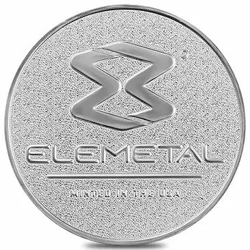 Default 1 oz Elemetal Silver Round .999 Fine