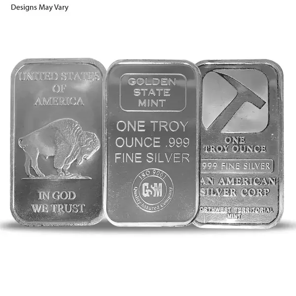 Generic 1 oz Generic Silver Bar .999 Fine