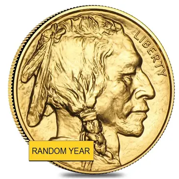 American 1 oz Gold American Buffalo $50 Coin BU (Random Year)