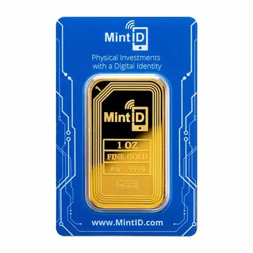 Default 1 oz MintID Gold Bar .9999 Fine (NFC Scan Authentication)