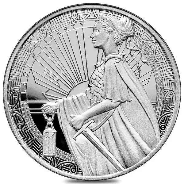 Default 1 oz PAMP Lady of Liberty Silver Round .999 Fine