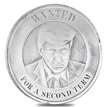 Default 1 oz President Donald J. Trump Mugshot (Second Term) Silver Round