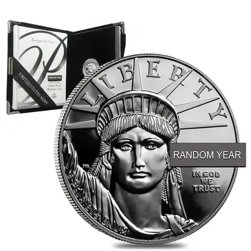 Default 1 oz Proof Platinum American Eagle (Random Year, w/Box &amp; COA)