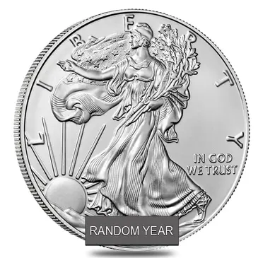 American 1 oz Silver American Eagle $1 Coin BU (Random Year)
