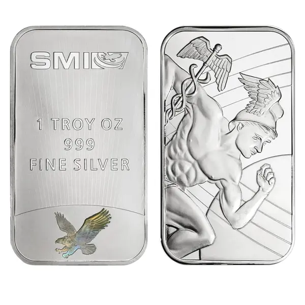 Default 1 oz Sunshine Mint Mercury Silver Bar .999 Fine