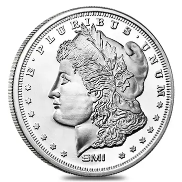 Default 1 oz Sunshine Mint Morgan Dollar Design Silver Round .999 Fine