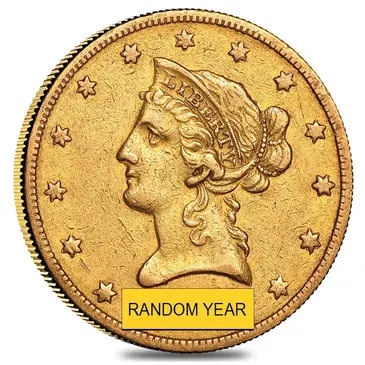 American $10 Gold Eagle Liberty Head - Very Fine VF (Random Year)