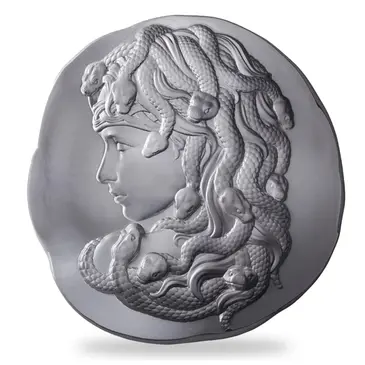 Default 10 oz Argentia Medusa High Relief Silver Round .9999 Fine