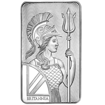British 10 oz Britannia Silver Bar .999 Fine (Sealed)