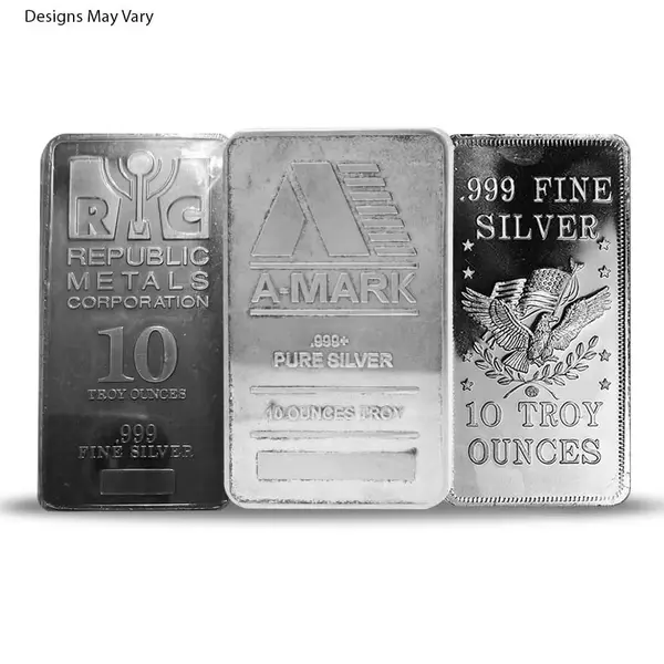 Generic 10 oz Generic Silver Bar .999 Fine