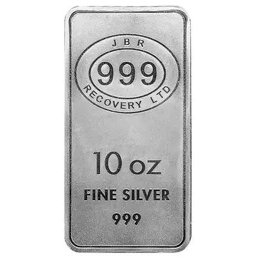 Default 10 oz JBR Silver Bar .999 Fine