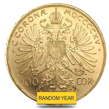 Austrian <p>100 Corona Austrian Gold Coin AU/BU (Random Year)</p>