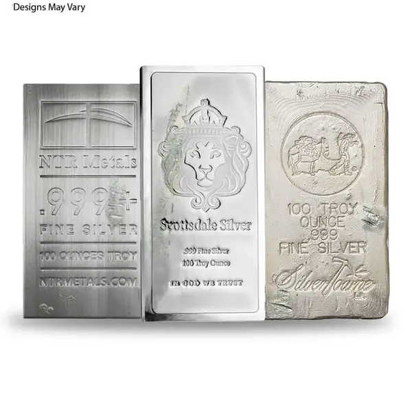 Generic 100 oz Generic Silver Bar .999 Fine