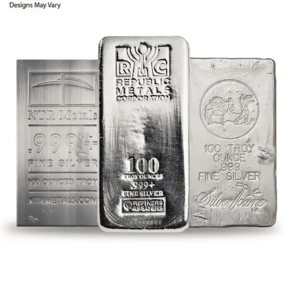 Generic 100 oz Generic Silver Bar .999 Fine