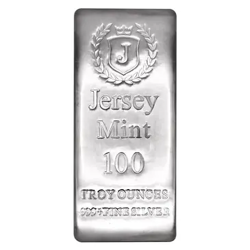 Default 100 oz Jersey Mint Silver Bar .999 Fine