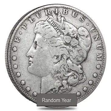 American 1878-1904 Morgan Silver Dollar VG-VF (Random Year)