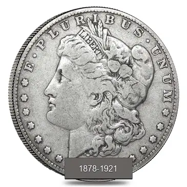 American 1878-1921 Morgan Silver Dollar Cull (Random Year)