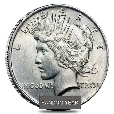 American 1922-1935 Peace Silver Dollar BU (Random Year)