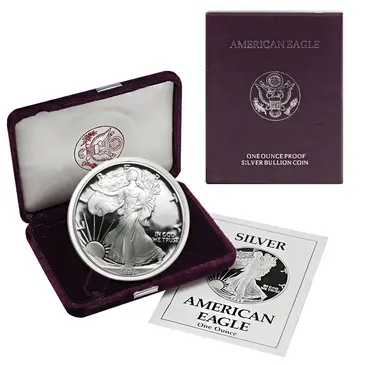 Default 1991-S 1 oz Proof Silver American Eagle (w/Box & COA)