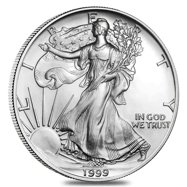 American <p>1999 1 oz Silver American Eagle $1 Coin BU</p>