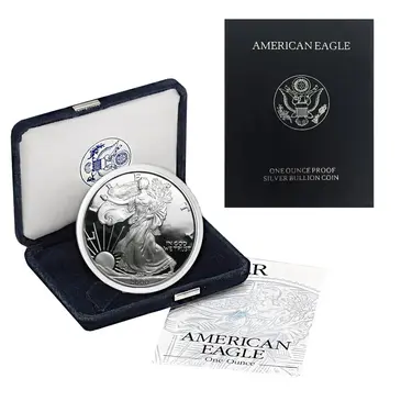 Default 2000-P 1 oz Proof Silver American Eagle (w/Box & COA)