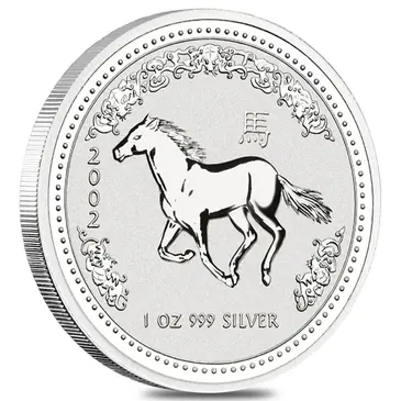 Default <p>2002 1 oz Silver Lunar Horse BU Australian Perth Mint</p>