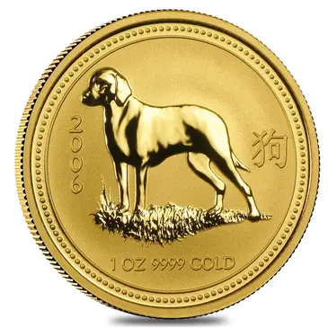 Default 2006 1 oz Gold Lunar Year of The Dog BU Australia Perth Mint (Series I)