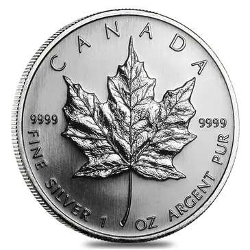 Default 2006 1 oz Silver Canadian Maple Leaf .9999 Fine $5 Coin BU (Sealed)