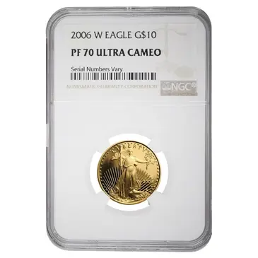 American 2006 W 1/4 oz $10 Proof Gold American Eagle NGC PF 70 UCAM