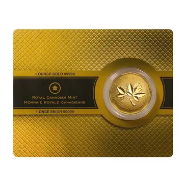 Canadian 2008 1 oz Canadian Gold Maple Leaf $200 Coin .99999 Fine Gold (In Assay Card)